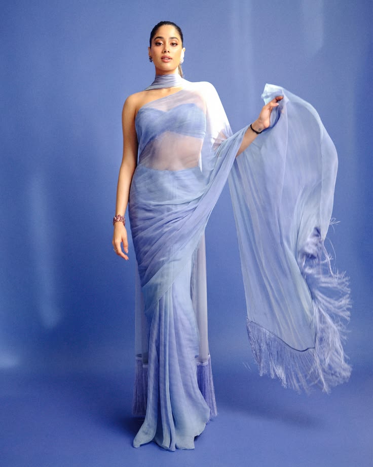 Janhvi Kapoor In Manish Malhotra In Sari